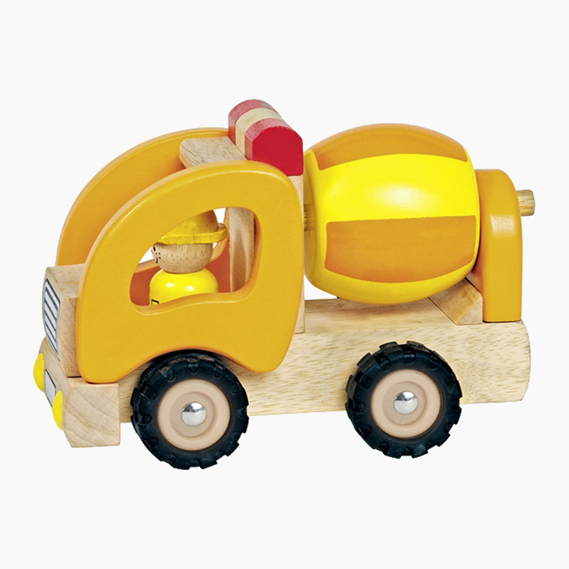 Betonmischer Goki – Detail: drehbare Trommel, leiser Lauf