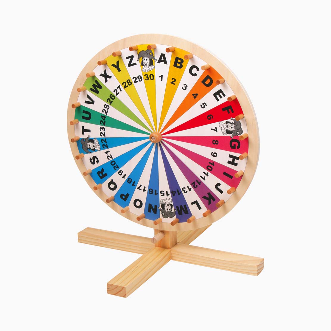 Glücksrad Holzspielzeug Made in Germany