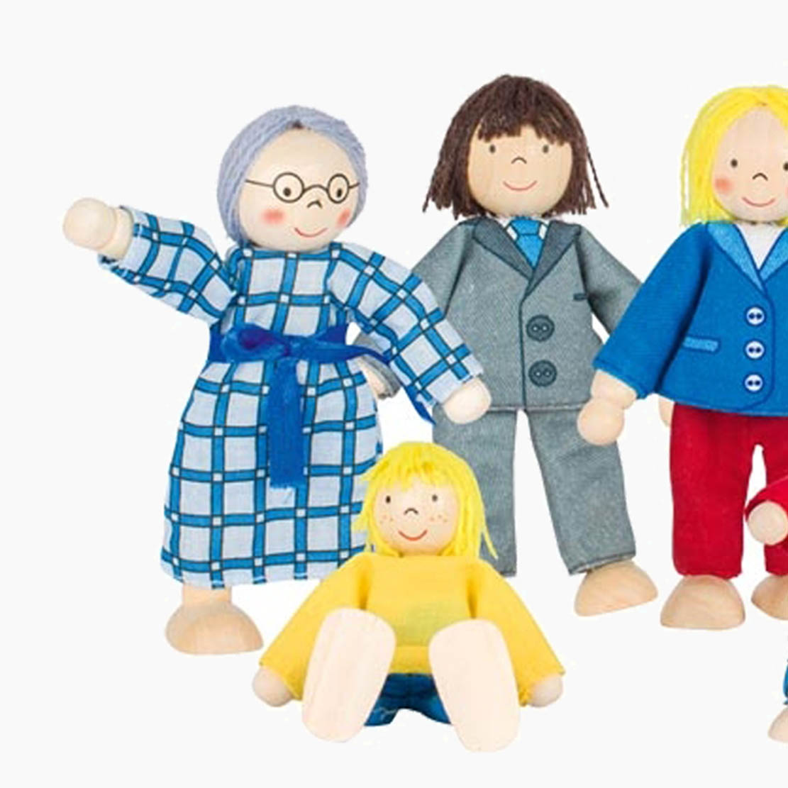 Weitere Ansicht: Biegepuppen City Familie – moderne Optik, viele Posen