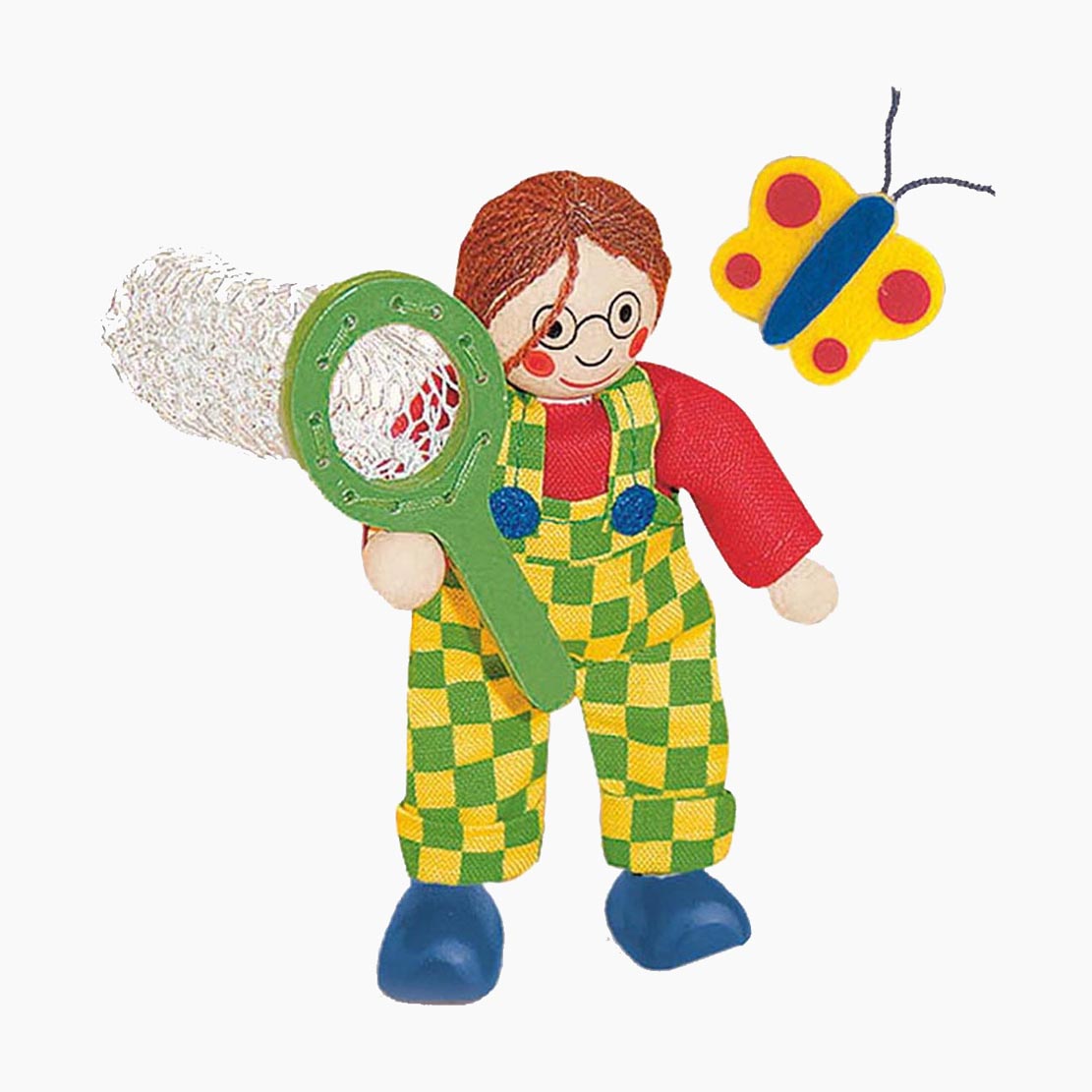 Biegepuppen-Set Schulkinder online kaufen – Spielsituation im Puppenhaus