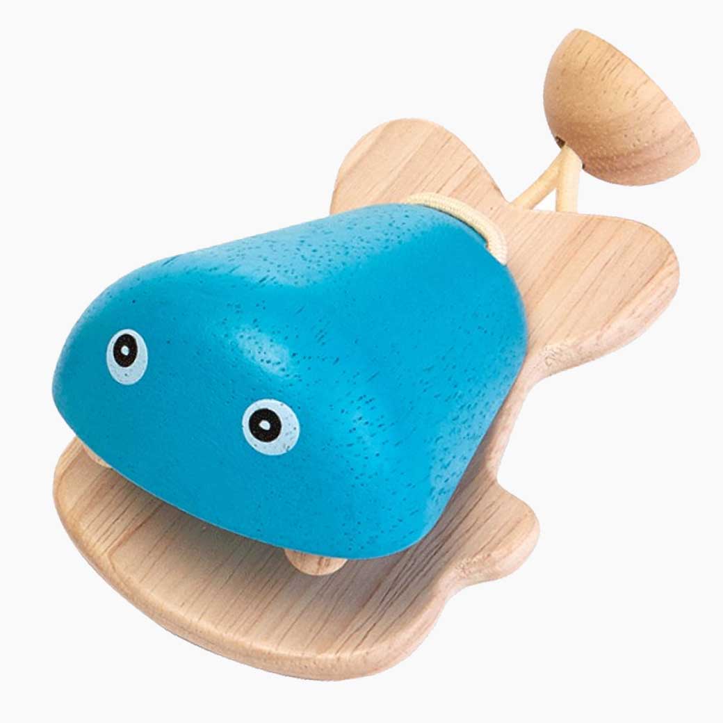 Fisch Kastagnette blau online kaufen für Musikspiele mit Kindern