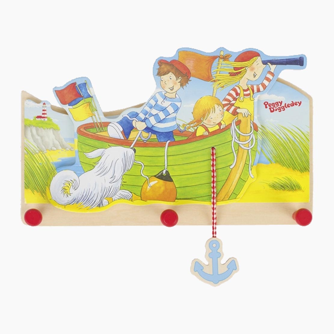 Stimmungsbild: Garderobe Peggy Diggledey im Kinderzimmer-Einsatz