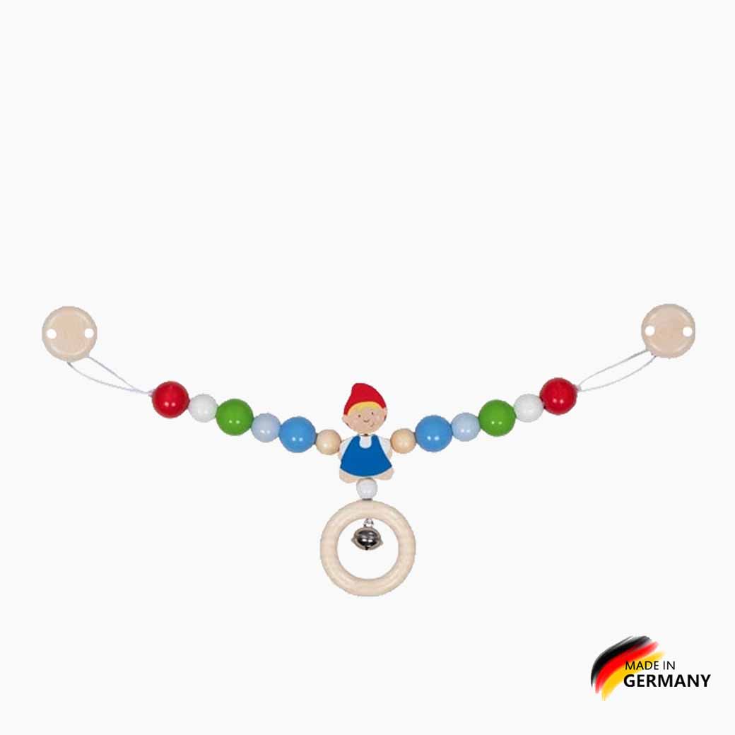 Kinderwagenkette Zwerg Holzspielzeug Made in Germany