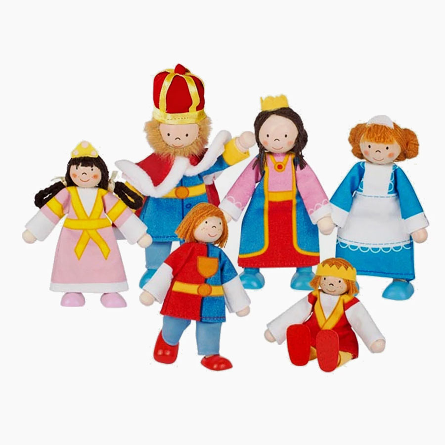Königsfamilie 6 Teile Ritterfiguren