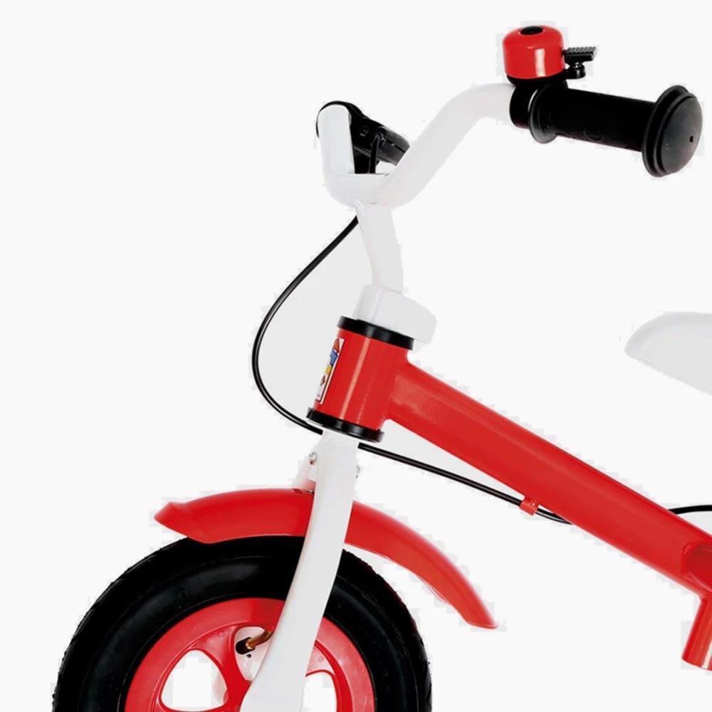 Metalllaufrad rot – Laufrad mit Stahlrahmen und Luftreifen