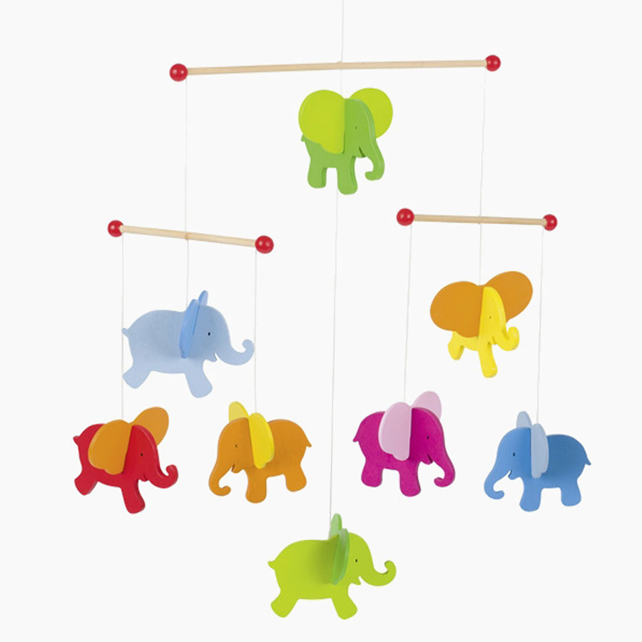 Mobile Elefant Kinder Holzspielzeug