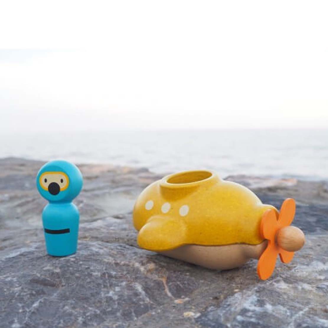 PlanToys U-Boot – griffiger Rumpf, gut sitzende Figur