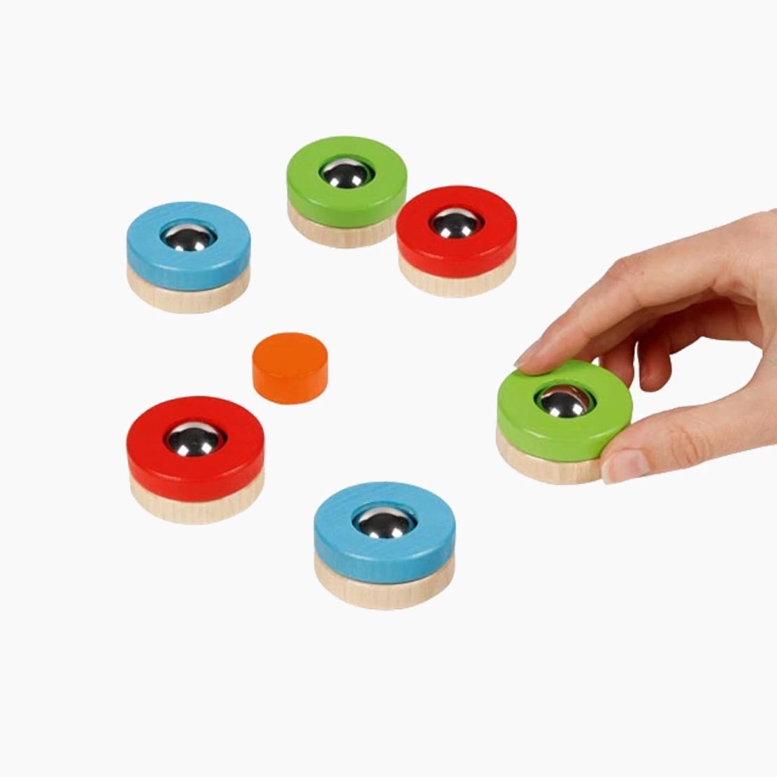 Puckfire – Tischspiel mit Puck und Spielteilen, Set-Übersicht