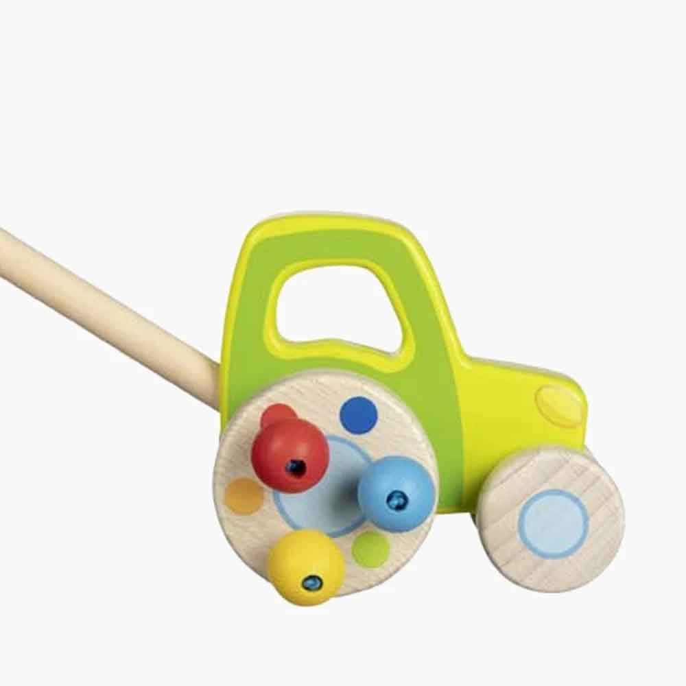 goki Holztraktor für kleine Bauernhof- und Liefergeschichten