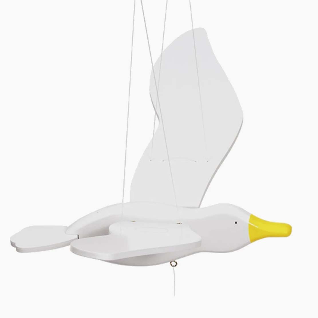 Schwingtier Möwe online kaufen – hängende Holz-Möwe als ruhige Kinderzimmer-Dekoration