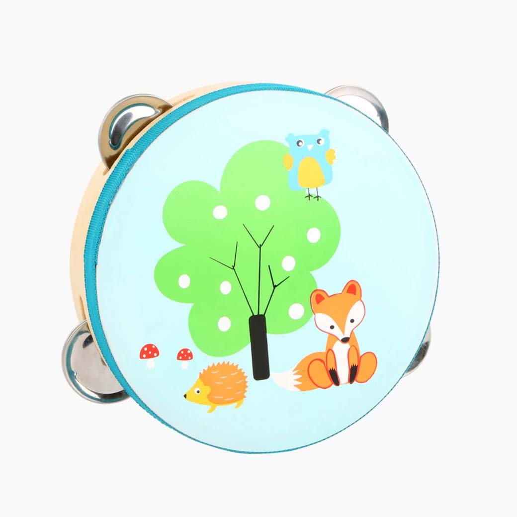Tamburin Kleiner Fuchs von small foot – Rhythmus-Instrument für Kinder