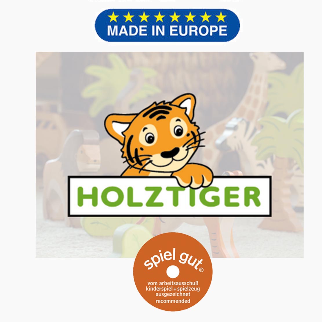 Holztiger Wildschwein – Spielfoto an der Futterstelle im Wald