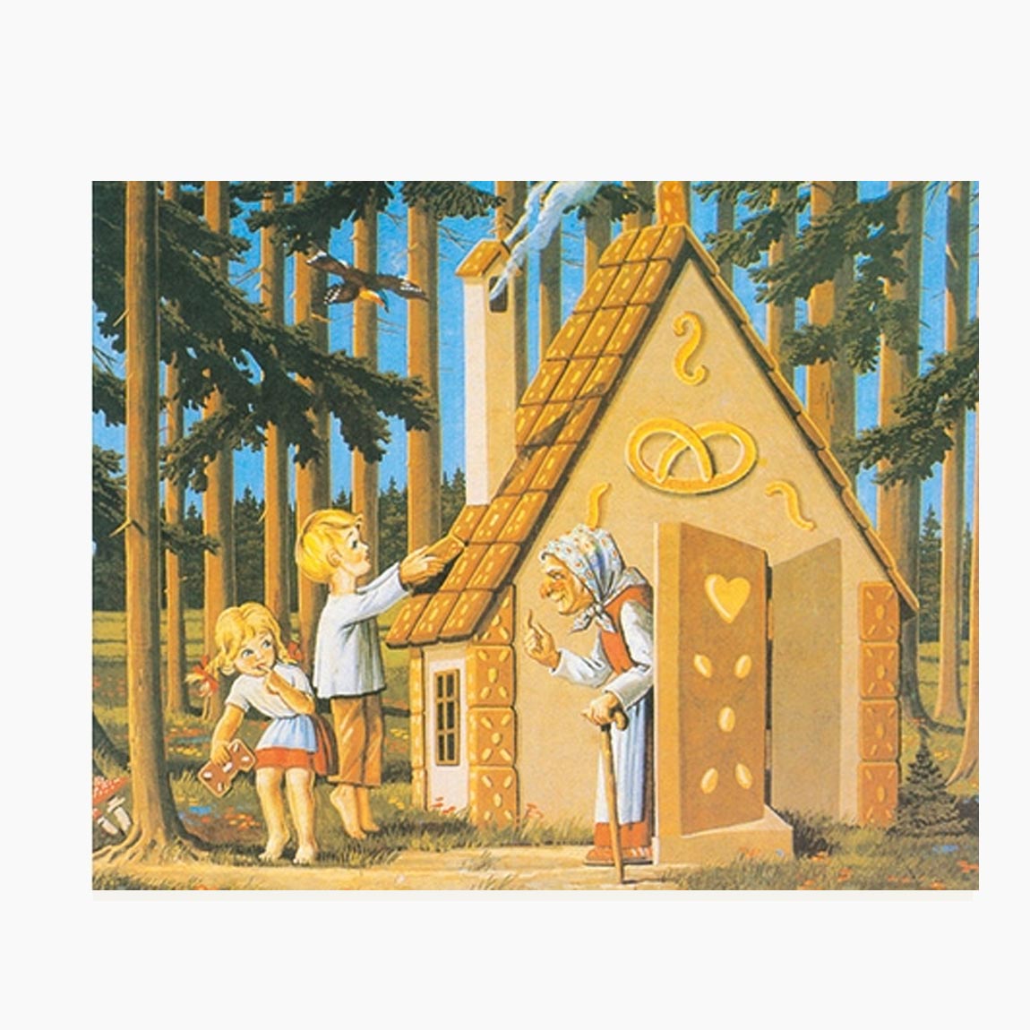 Würfelpuzzle Märchen mit Vorlagebildern für sechs klassische Geschichten