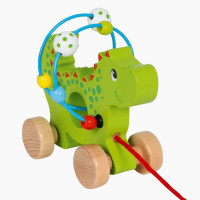 Ziehtier mit Motorikschleife Drache