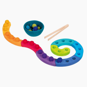 Farbsortierspiel und Adventsspirale