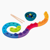 Farbsortierspiel und Adventsspirale
