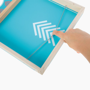 Cornhole und Sling Puck Spiel „Active“