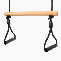 Trapezschaukel mit Turnringen „Black Line“