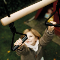 Trapezschaukel mit Turnringen „Black Line“