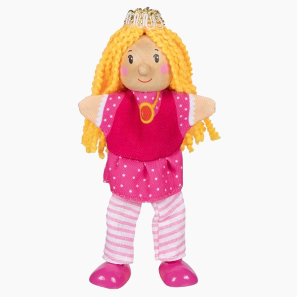 Fingerpuppe mit Beinen Prinzessin