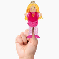 Fingerpuppe mit Beinen Prinzessin