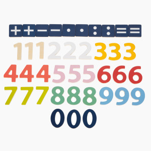 Bunte Magnetzahlen Educate