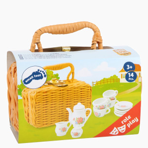 Porzellan-Kaffeeservice im Koffer