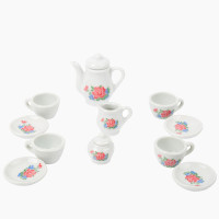 Porzellan-Kaffeeservice im Koffer