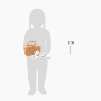 Porzellan-Kaffeeservice im Koffer