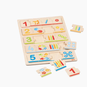 Puzzle und Lerne z&auml;hlen