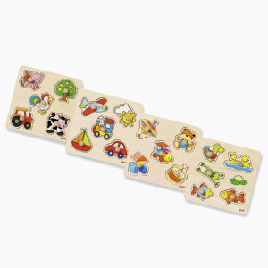 Steckpuzzle goki basic 4er Set