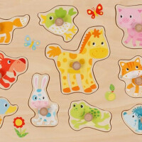 Steckpuzzle Tierkinder