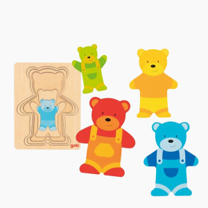 Schichtenpuzzle Bär