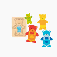 Schichtenpuzzle Bär