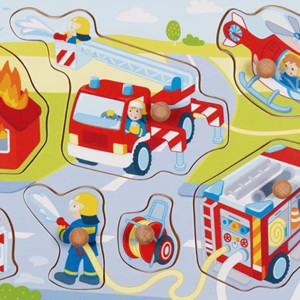 Steckpuzzle Feuerwehreinsatz