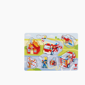Steckpuzzle Feuerwehreinsatz