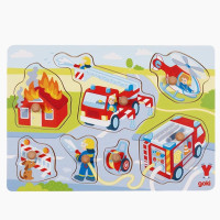 Steckpuzzle Feuerwehreinsatz