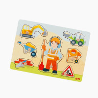 Steckpuzzle Bauarbeiter