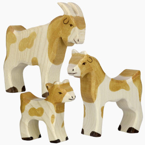 Tierset Ziegenfamilie