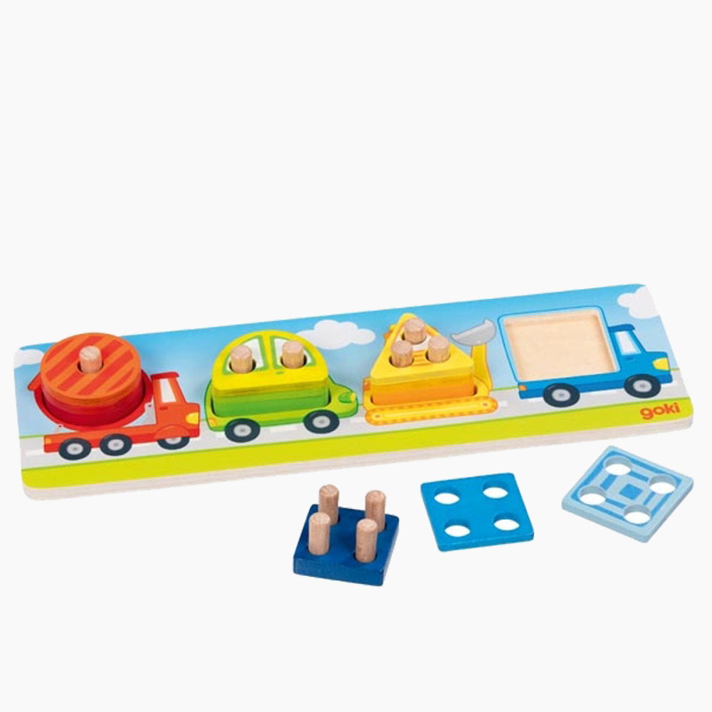 Formensortierspiel Fahrzeuge