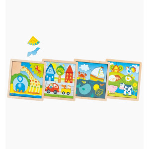 Konturpuzzle 4er Set