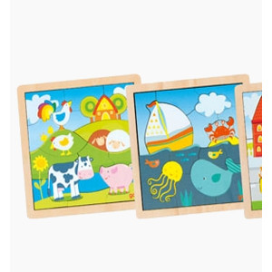 Konturpuzzle 4er Set