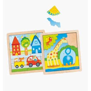 Konturpuzzle 4er Set