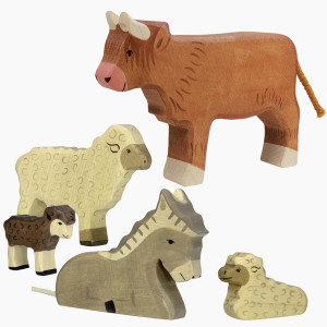 Tierset Krippe 5er Set