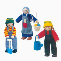 Biegepuppen Set Garten