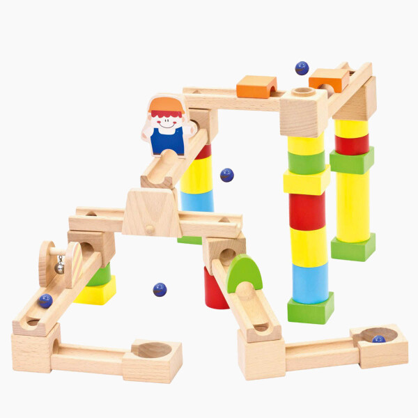 Baumurmelbahn aus Holz 40 Teile