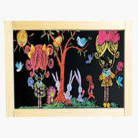 Magnetische Tafel – Umklappbare Kreidetafel