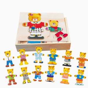 Bino Ankleidepuzzle Mutter und Kind