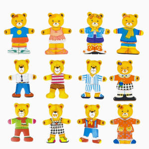 Bino Ankleidepuzzle Mutter und Kind