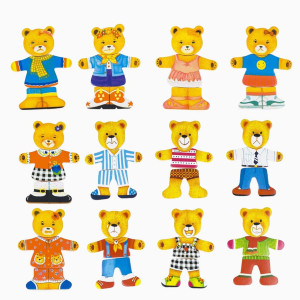 Bino Ankleidepuzzle Mutter und Kind